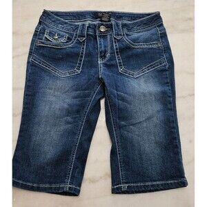 Earl Jeans Blue Five Pockets Denim Relaxed Fit Pullover Men's Shorts Size 5